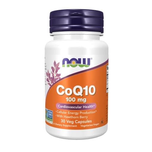 کوآنزیم کیوتن 100 میلی گرمی ناو 30 عددی NOW CoQ10 100 mg Veg Capsules