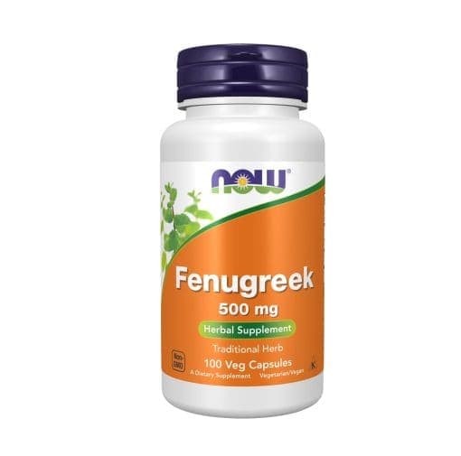 شنبلیله 500 میلی گرم ناو 100 عددی NOW Fenugreek 500 mg Veg Capsules