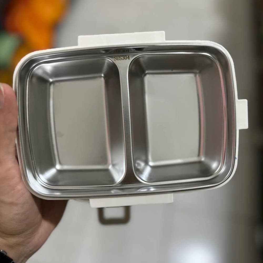 لانچ باکس استیل دو قسمتی GH-8693 — تصویر ۴