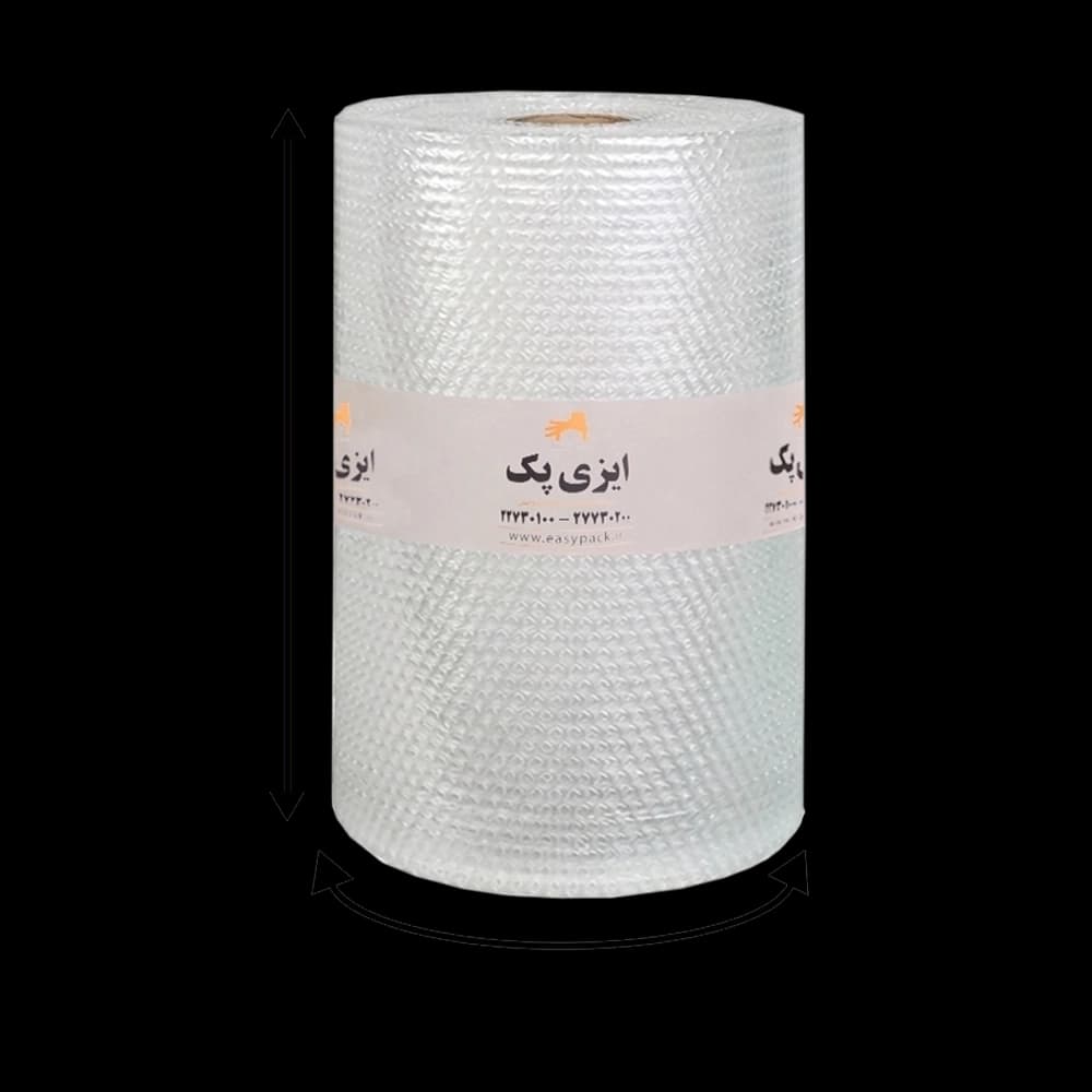 پلاستیک ضربه گیر حبابدار شفاف 100سانت 30متری