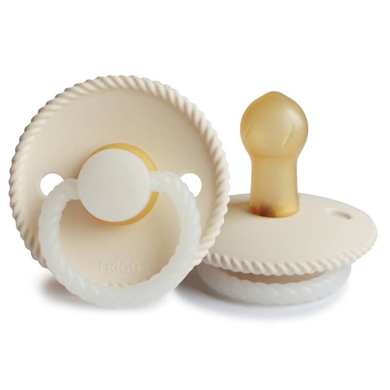 پستانک شب تاب روپ فریگ لاتکس سایز 6 تا 18 ماه رنگ Cream Night (کرم)