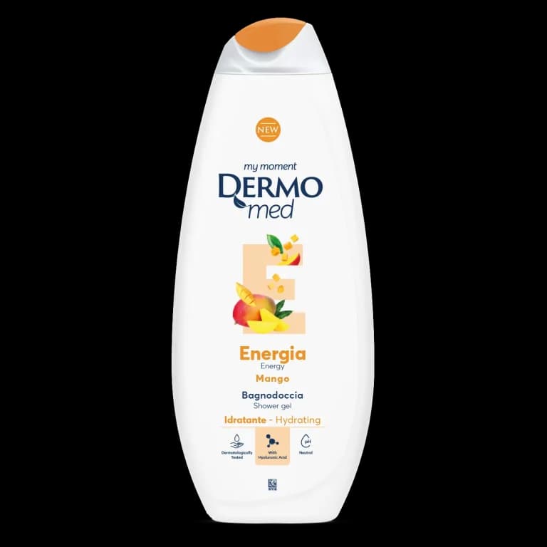 شامپو بدن درمومد DERMOmed انبه مدل Energia Mango حجم 750 میل
