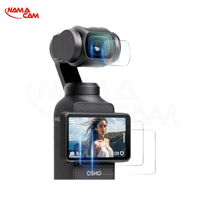 محافظ صفحه نمایش و لنز دوربین پاکت 4 و 3 – گلس – DJI Osmo Pocket 4/3