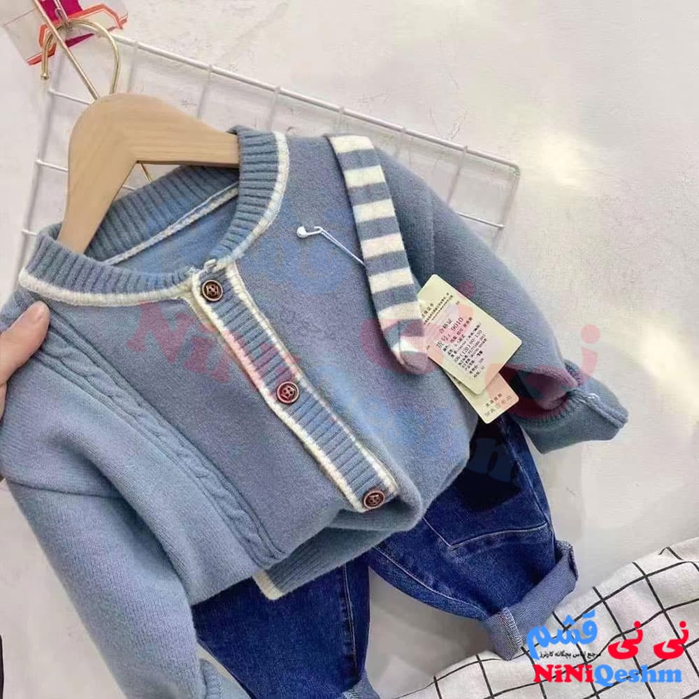 بلوز بافت بچه گانه کد 21209