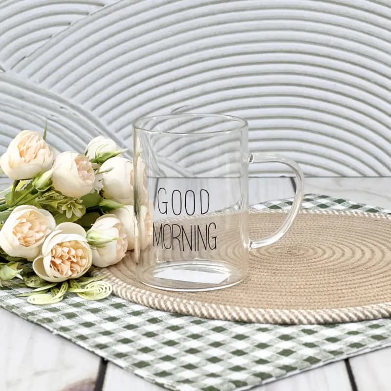 لیوان پیرکس good morning