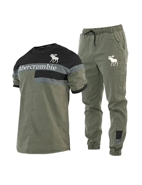 ست تیشرت و شلوار اسپرت Abercrombie & Fitch مدل 37609