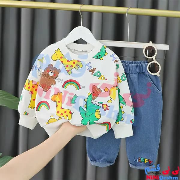 بلوز شلوار بچه گانه کد 21154