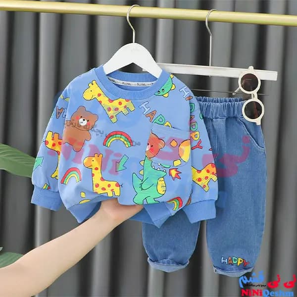بلوز شلوار بچه گانه کد 21152