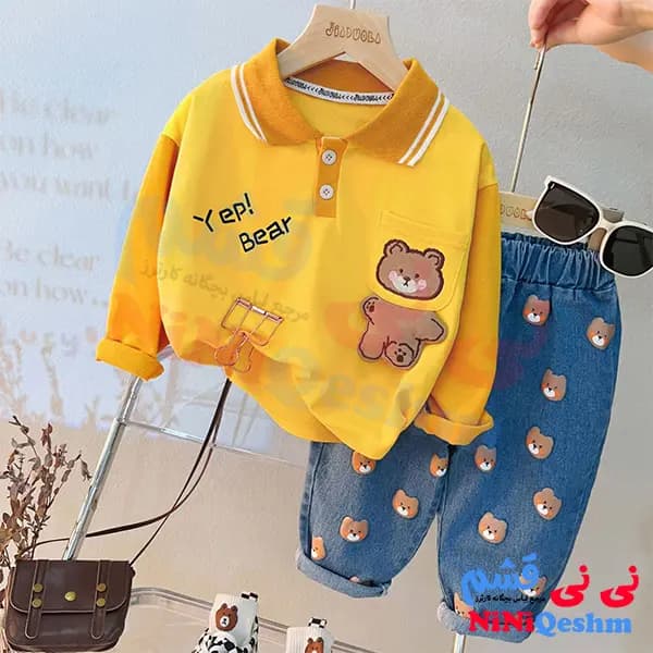 بلوز شلوار بچه گانه کد 21150