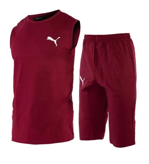 ست رکابی و شلوارک مردانه Puma مدل 37728