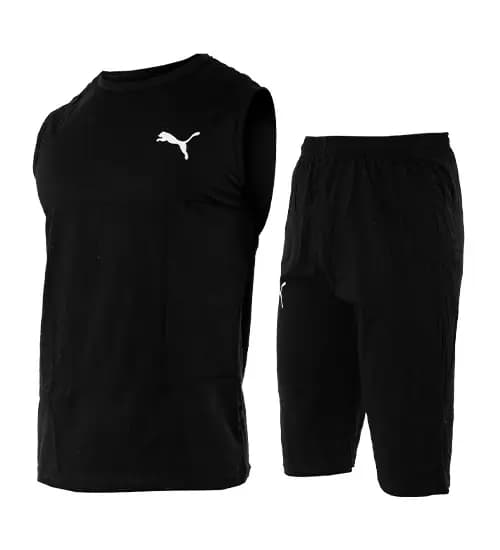 ست رکابی و شلوارک مردانه Puma مدل 37727