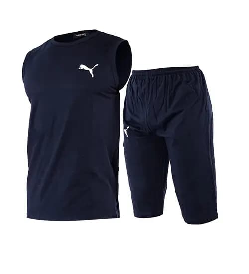 ست رکابی و شلوارک مردانه Puma مدل 37726