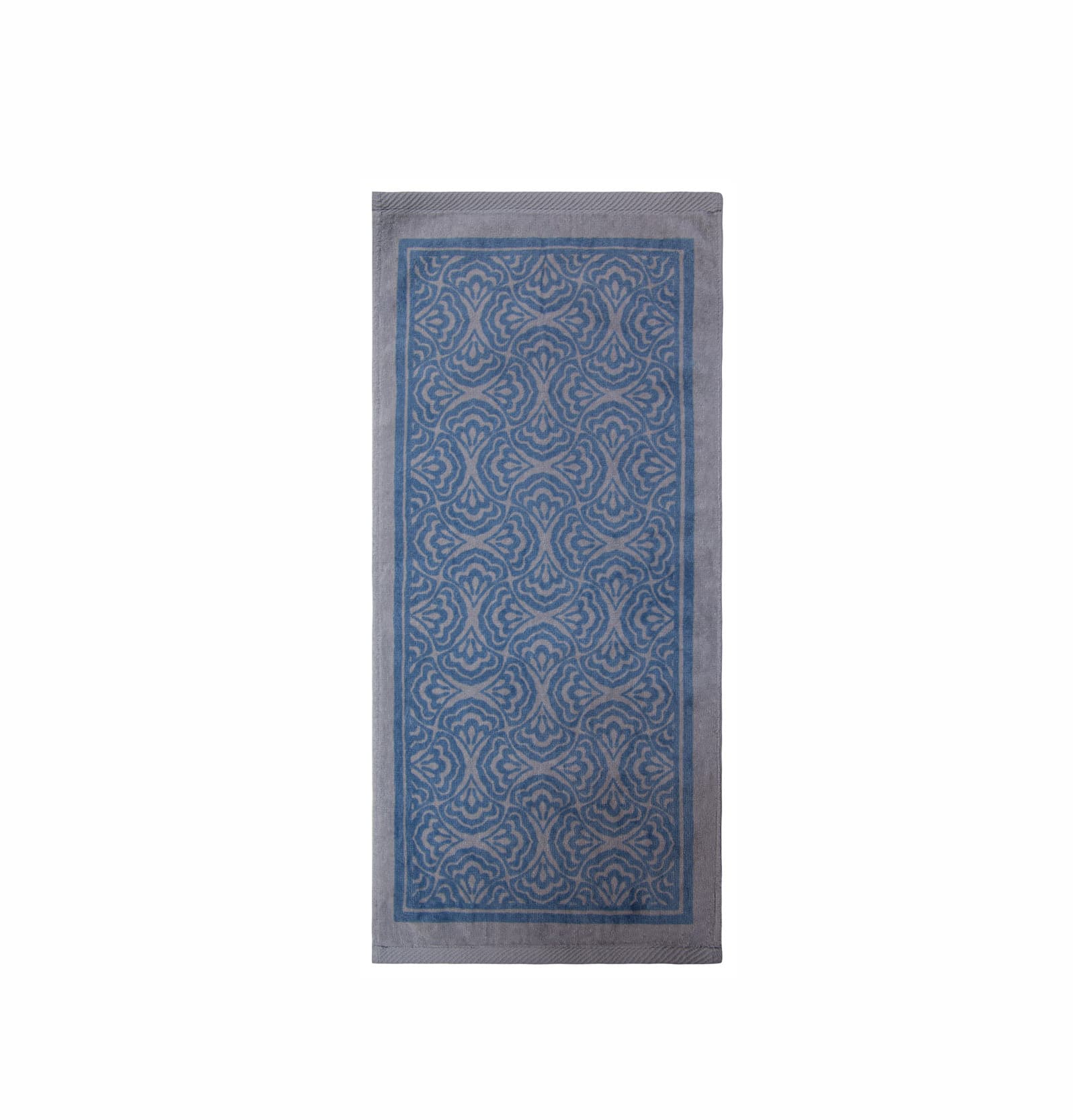 حوله دستی 60*30 اطلس طوسی