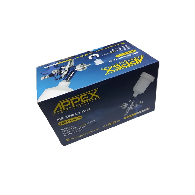 پیستوله رنگ پاش بادی اپکس سایز 1.7 مدل APX4027 — تصویر ۲