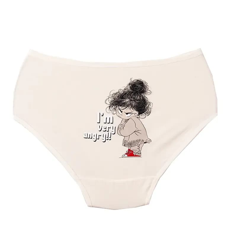 شورت اسلیپ نخی زنانه بانوج طرح دختر سایز XL — تصویر ۶