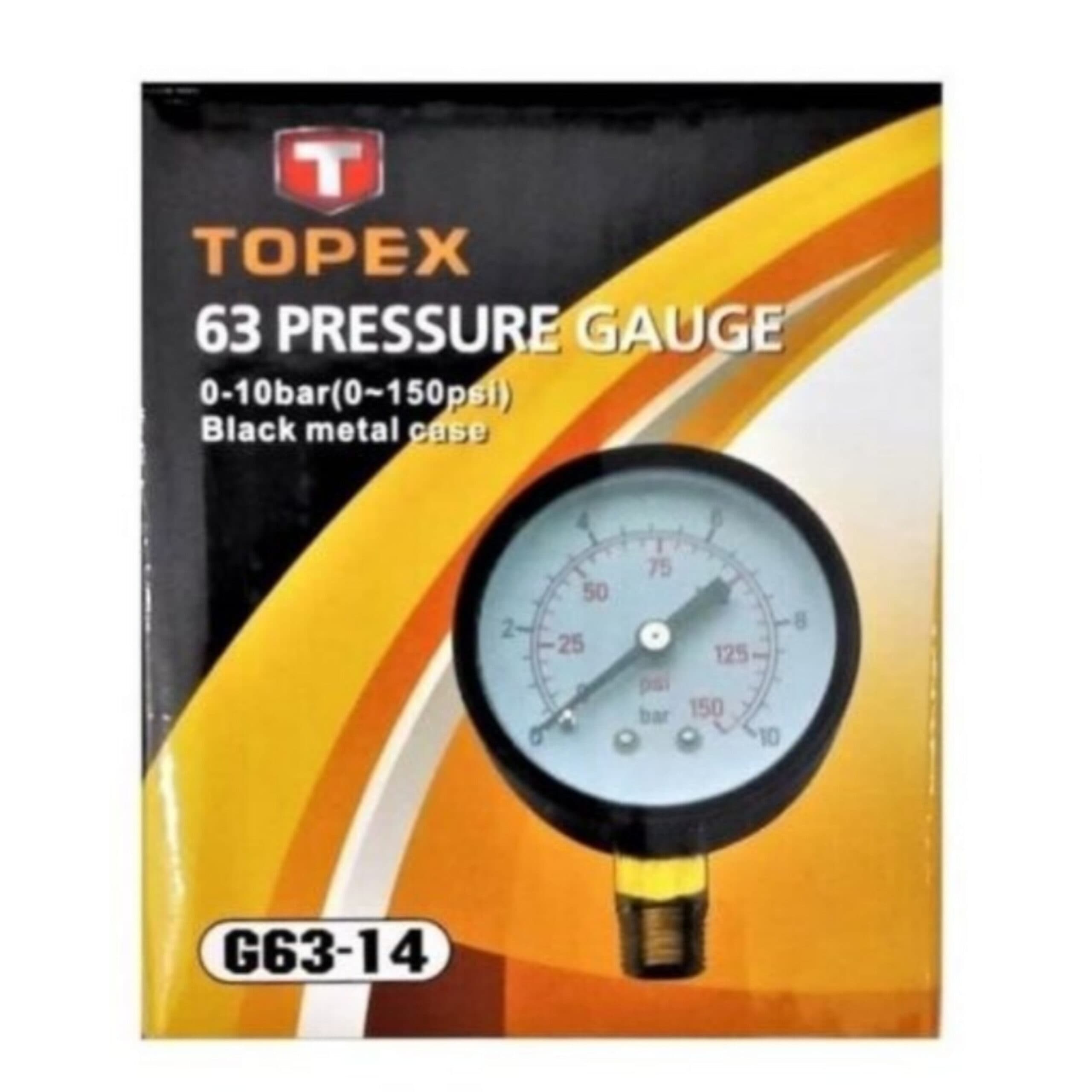 درجه باد 10 بار فلزی تاپکس مدل G63-14 — تصویر ۲