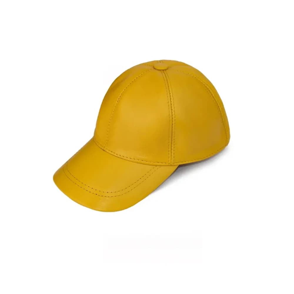 کلاه تابستانی نقاب دار چرم کروکو