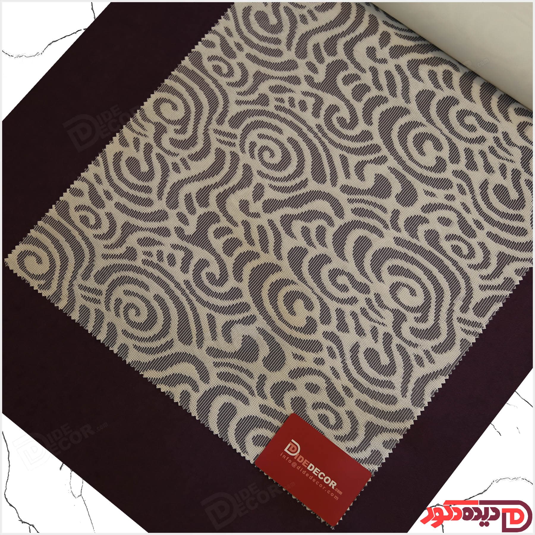 پرده دومکانیزم شب و روز راشل کرم کد 02-3522 — تصویر ۲
