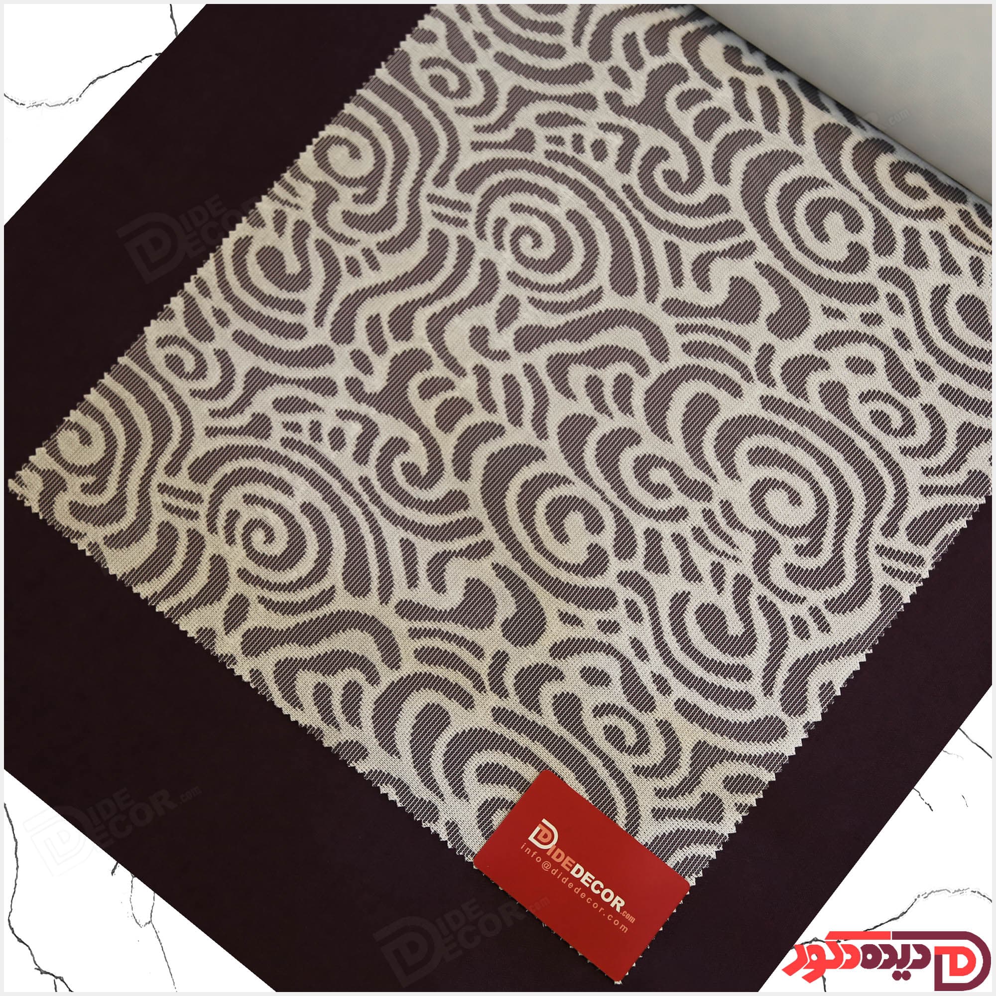 پرده دومکانیزم شب و روز راشل سفید کد 01-3522 — تصویر ۲