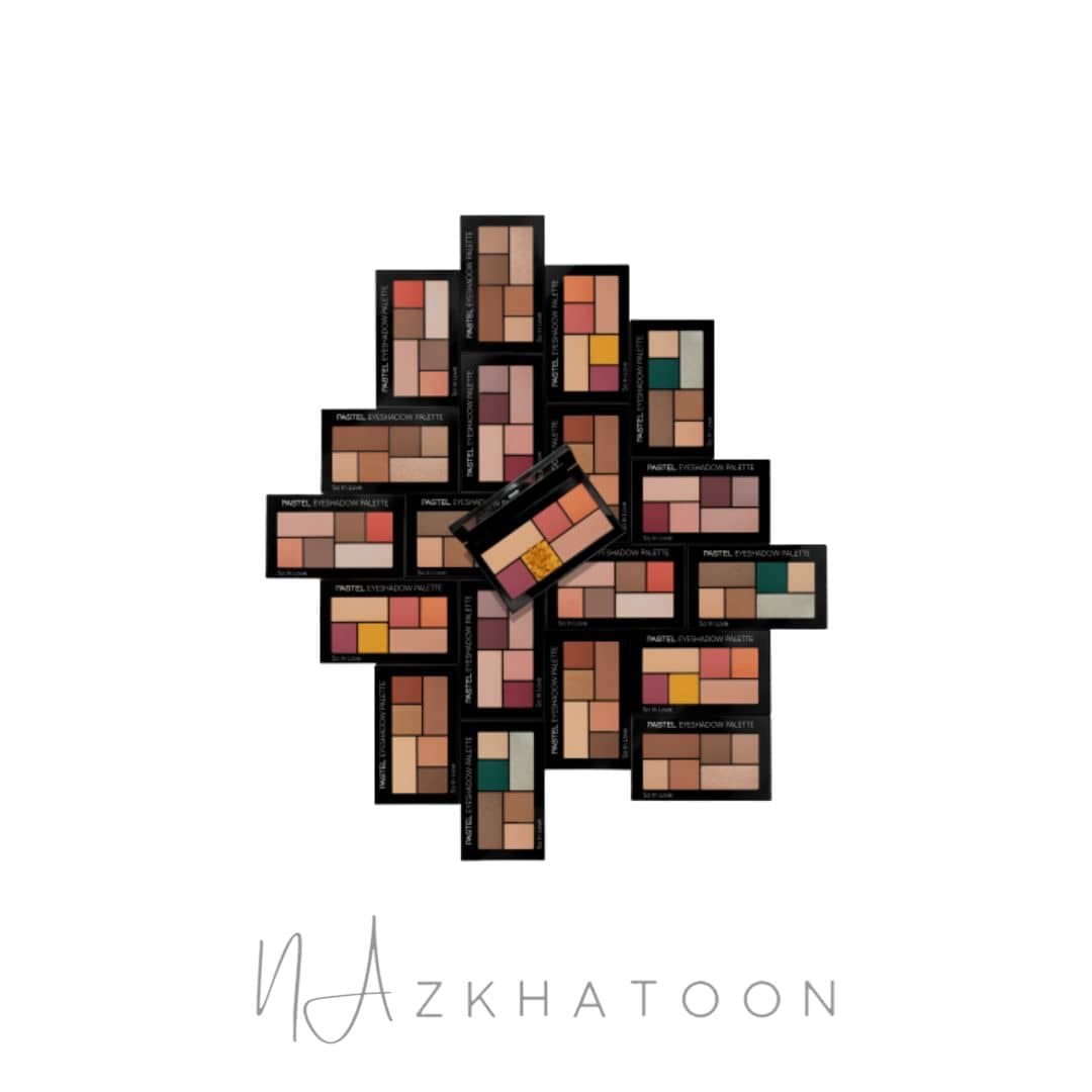 پالت 6 رنگ سایه چشم پاستل 202 | Pastel Eyeshadow Palette So In Love 202 Nude Dress — تصویر ۲