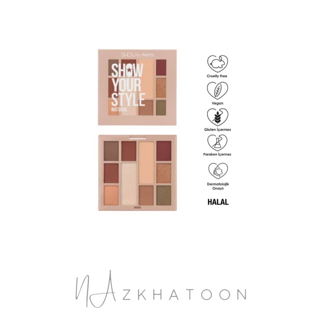 پالت سایه چشم پاستل 464 | Pastel Show Your Style Far Paleti 464 Natural — تصویر ۳