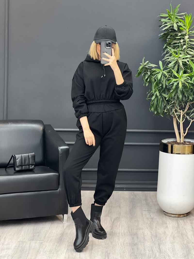 ست هودی و جاگر نیم تنه کد 3673 — تصویر ۳