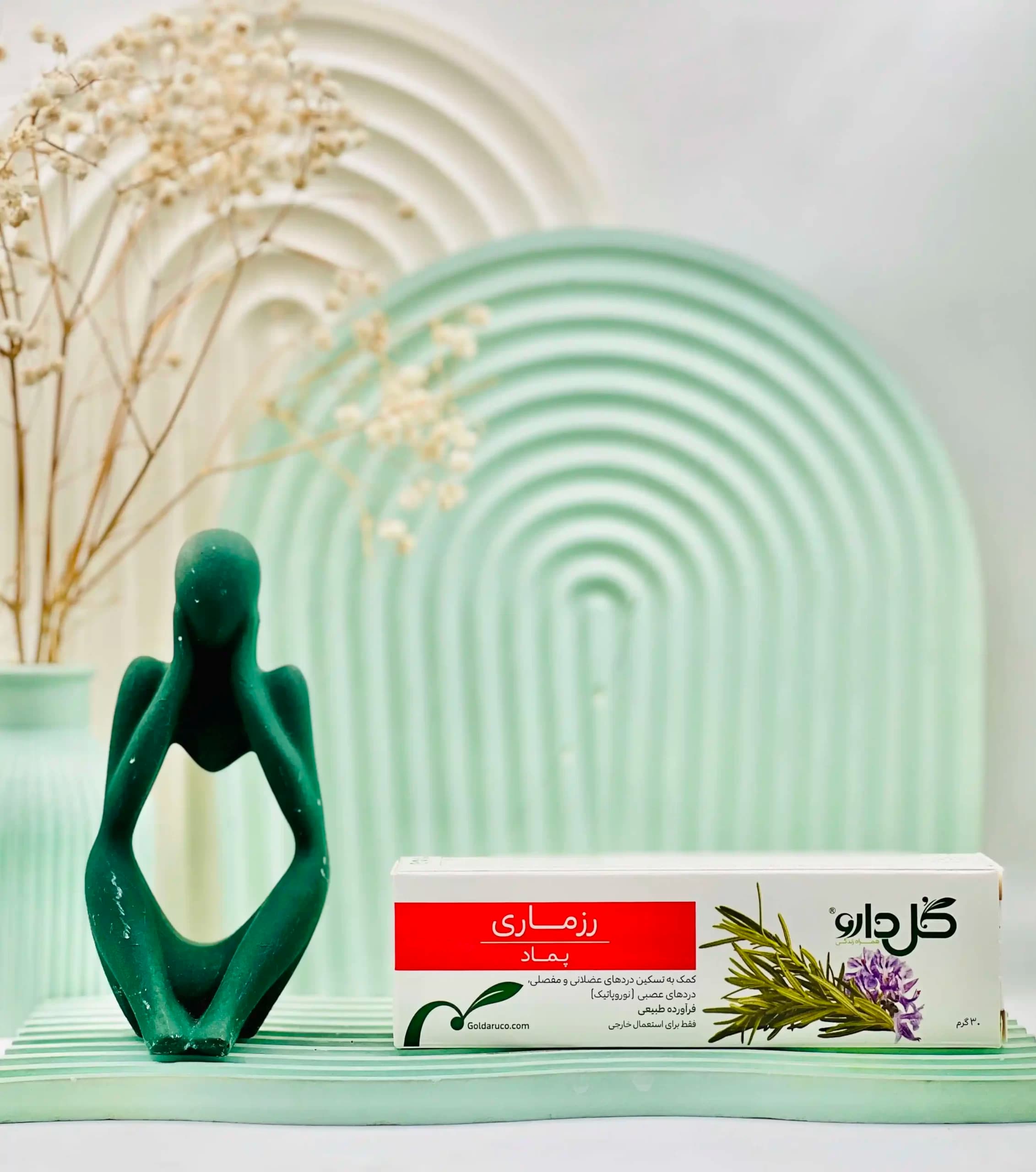 پماد رزماری گل دارو ۳۰گرم — تصویر ۲