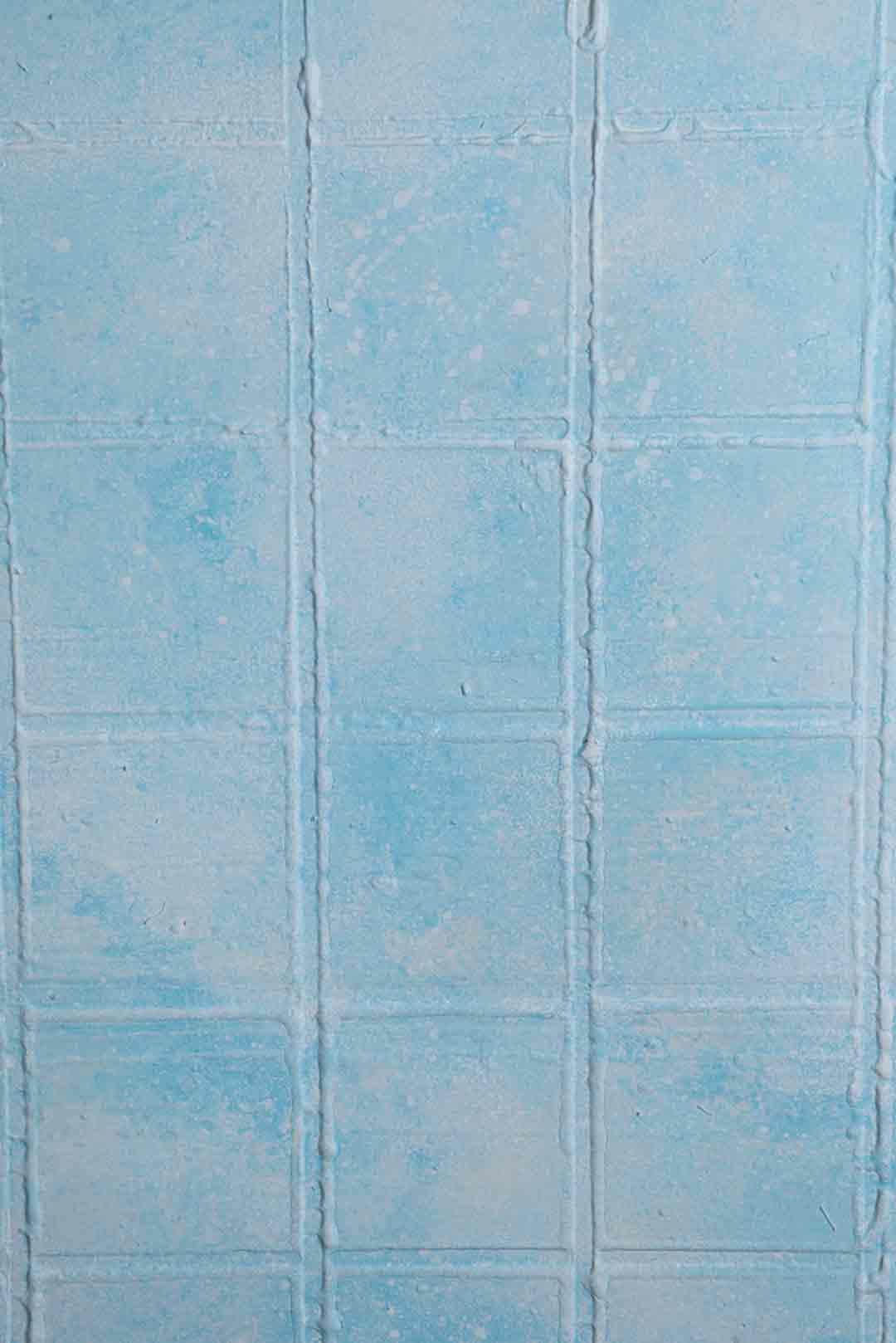 بک دراپ چوبی کد 286 طرح کاشی آبی (در 2 سایز) — تصویر ۳