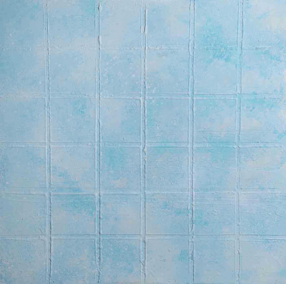 بک دراپ چوبی کد 286 طرح کاشی آبی (در 2 سایز)