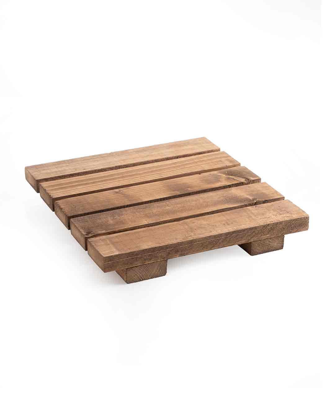 سینی چوبی مربعی دو طرفه (در 2 رنگ)