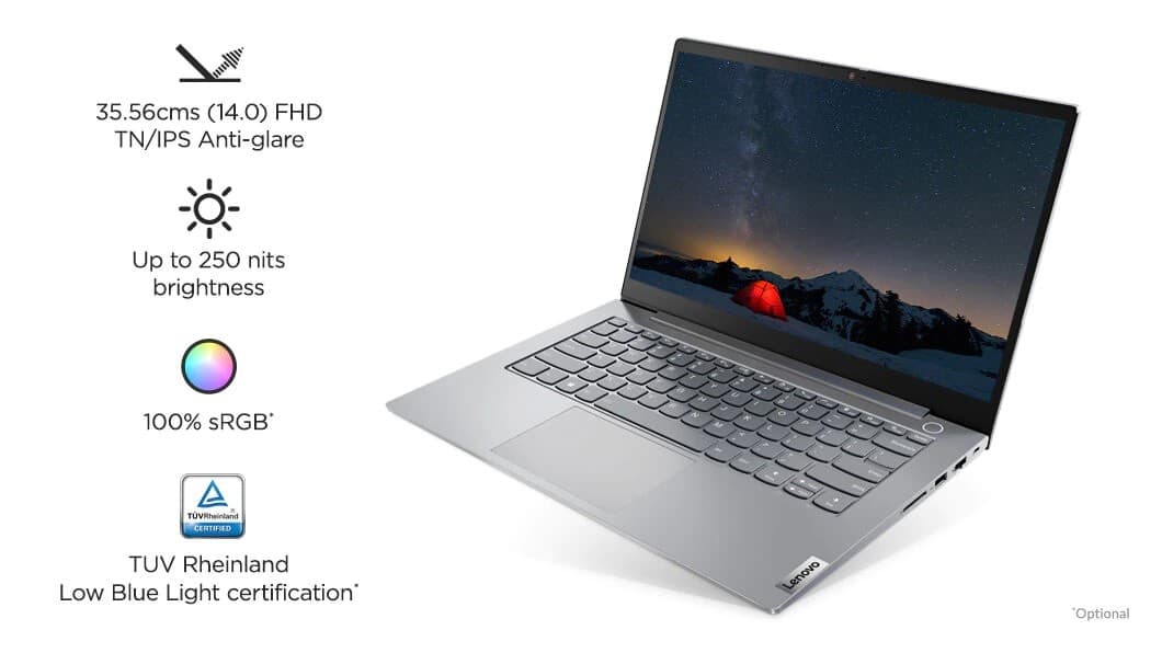 لپ تاپ لنوو مدل Lenovo ThinkBook 15 Gen 2 Intel Core i5 1135G7 4GB RAM 1TB HDD 256GB SSD GPU MX450 2GB 15.6-inch FHD — تصویر ۷