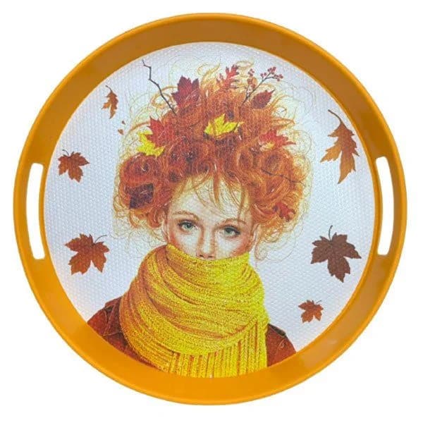 سینی رزمن مدل fall قطر33cm کد ۶۴۹