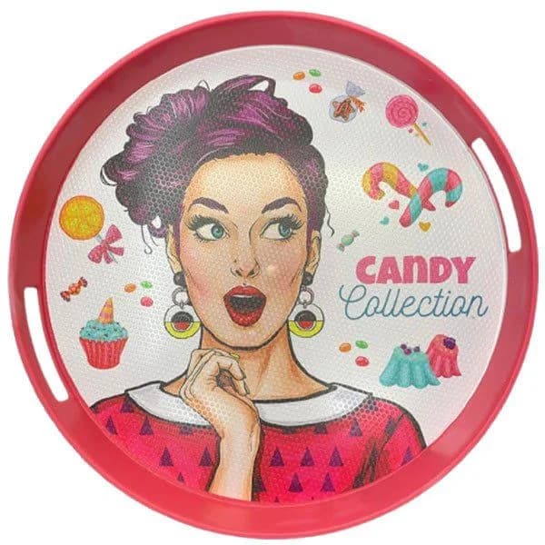 سینی پذیرایی رزمن مدل candy قطر 37 سانتیمتر کد 633