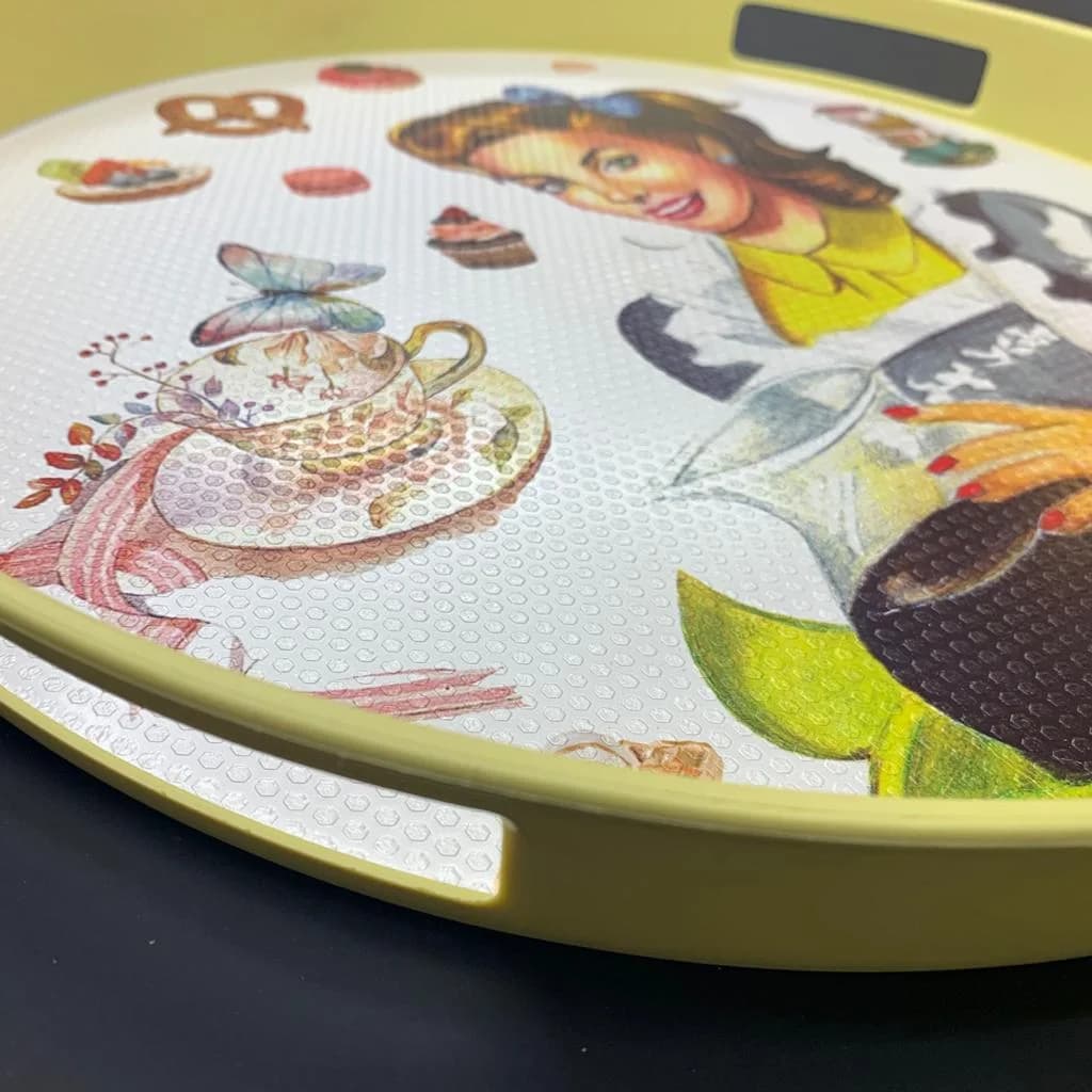 سینی رزمن waitress قطر33cm کد ۶۵۰ — تصویر ۴