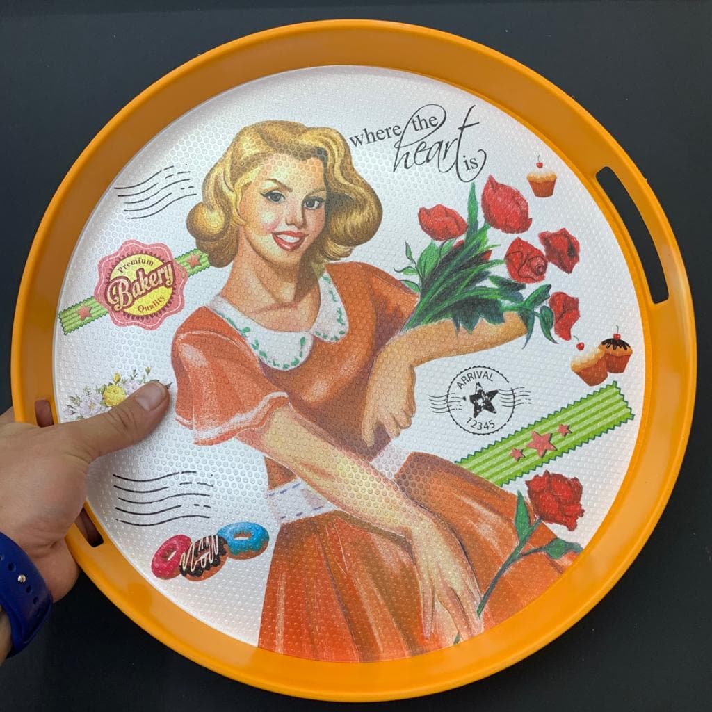 سینی رزمن مدل bakery قطر37cm کد ۶۳۱ — تصویر ۳