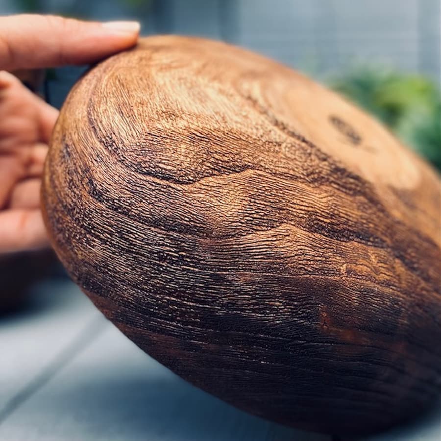 کاسه چوبی ملچ کد 0120 — تصویر ۴