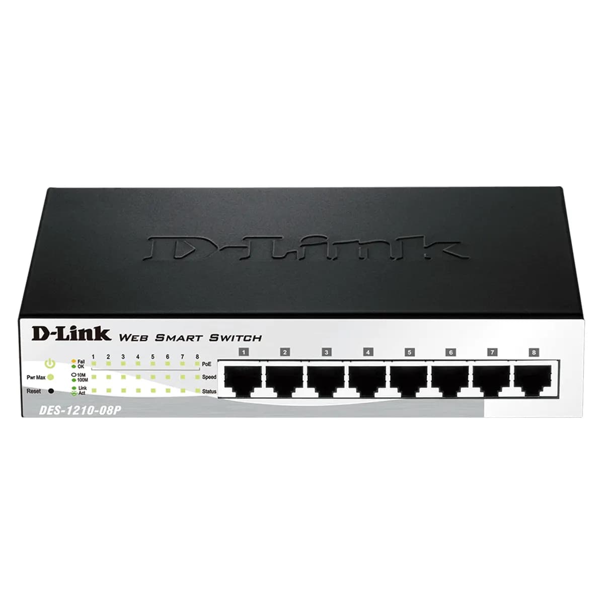 سوییچ شبکه مدیریتی 8 پورت دی لینک مدل D-Link DES-1210-08P