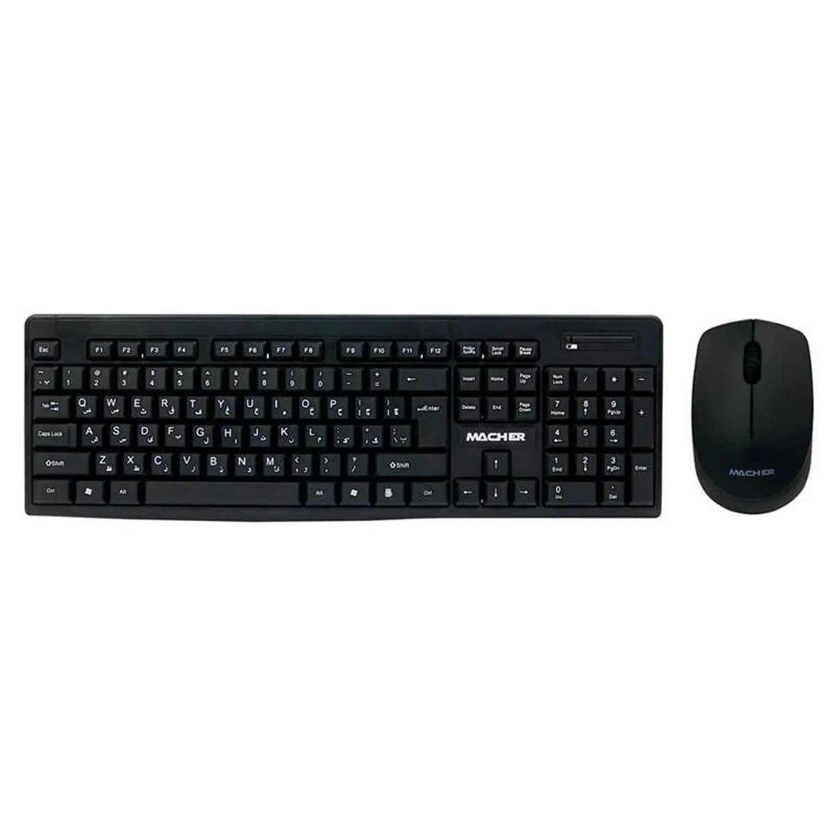 کیبورد و موس بی سیم مچر مدل Macher MR-410 Wireless Mouse & Keyboard