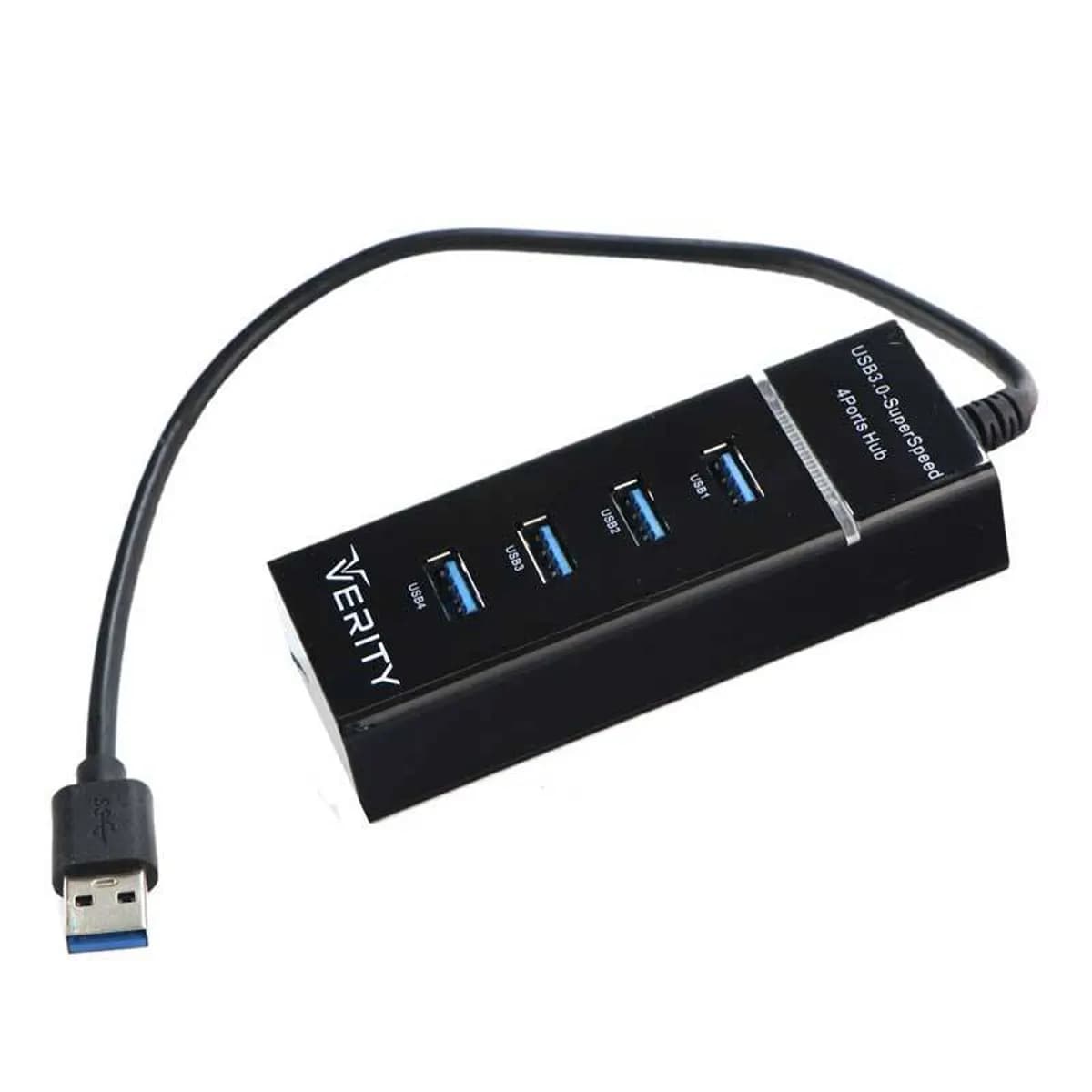 هاب 4 پورت USB 3.0 وریتی مدل Verity H402