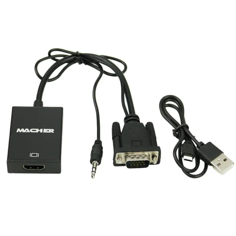 تبدیل VGA به HDMI صدا دار مدل Macher MR-207 — تصویر ۳