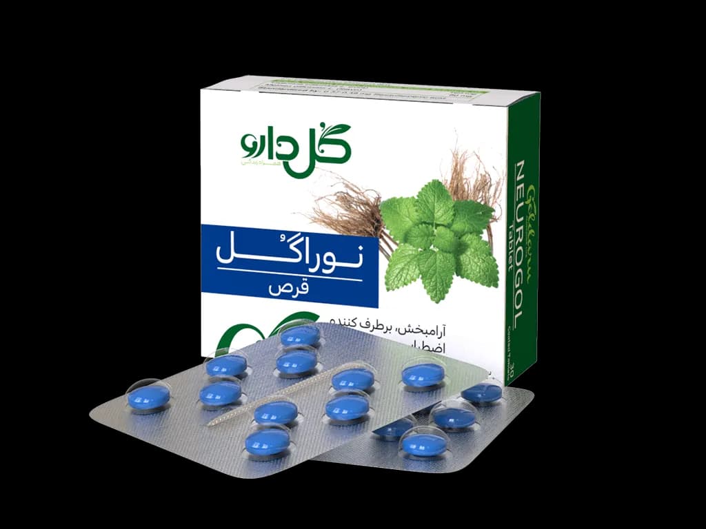 قرص روکش ‎دار نوراگل گل دارو — تصویر ۳