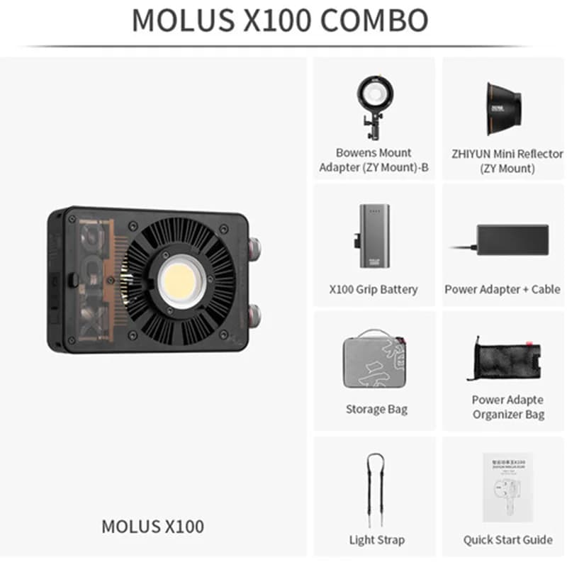 کیت ویدیو لایت ژیون مدل MOLUS X100 — تصویر ۷