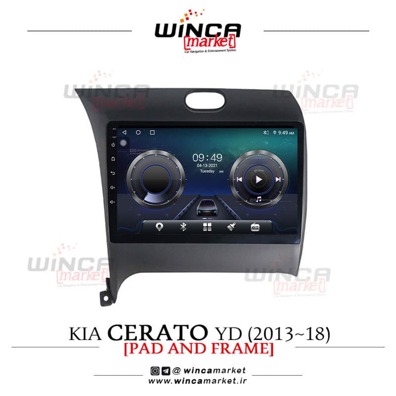 مانیتور اندروید سراتو YD رم 4 حافظه 32 سری TS855-5G FLYDYT محصول وینکا