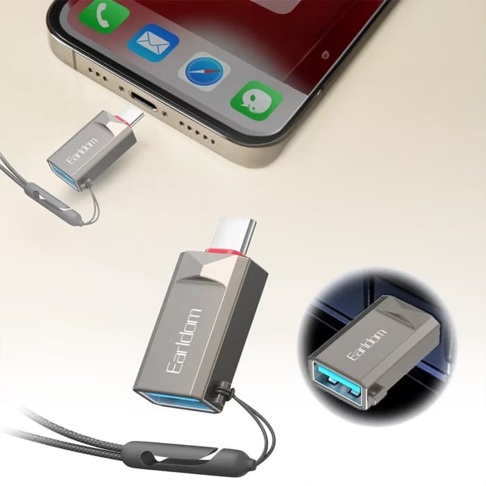 مبدل OTG Type-C الردام مدل ET-OT88C — تصویر ۳