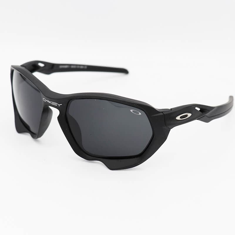 عینک آفتابی ورزشی مشکی مات با عدسی دودی تیره برند اوکلی Oakley مدل 2742 — تصویر ۲
