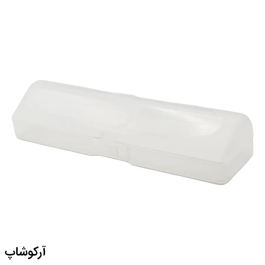 عینک مطالعه نمره +1.25 نزدیک بین با فریم طوسی براق و مستطیلی شکل (به‌همراه قاب و دستمال) مدل TOP-25 — تصویر ۷