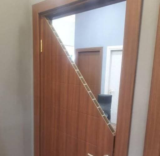 درب CNC پلی وود با پوشش ضد رطوبت و ضد خش کد 50019 — تصویر ۲