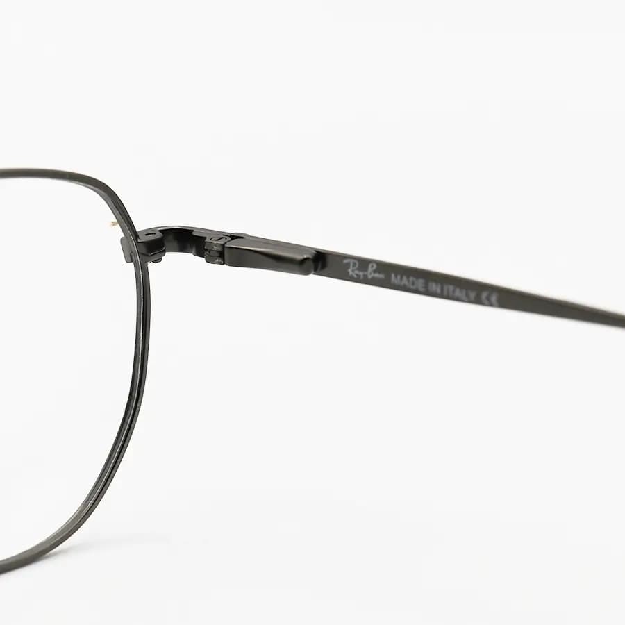 فریم عینک طبی 2 کاوره Ray-Ban با فریم خلبانی، رنگ نوک مدادی، از جنس آلومینیوم و دسته فنردار مدل 3108 — تصویر ۵
