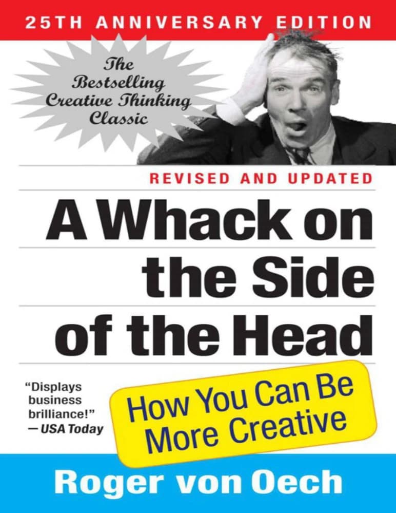 کتاب A Whack on the Side of the Head (ضربه‌ای به کنار سر) نسخه انگلیسی PDF | راجر فون اوک
