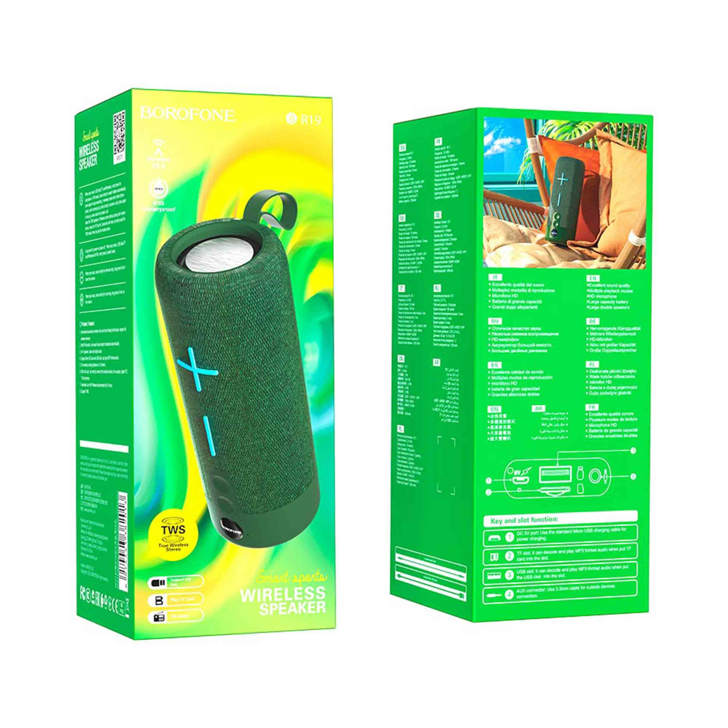 اسپیکر بلوتوثی بروفون مدل BR-19 — تصویر ۳